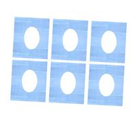 ORFOFE 50pezzi Copriwater Usa e Impermeabili Coprisedile Per Blu Cuscino Sanitario Portatile Per