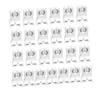 ORFOFE 50pezzi Lampadario Bianco Portalampada Non-shunted Tipo Rotante Portatile e Resistente Per Ufficio e Camera Da Letto Facile Installazione Con Tubo Fluorescente