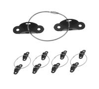 ORFOFE 5sets Ancoraggi Antiribaltamento Per Mobili Cinghie Per Sicurezza Di Armadi Protezione Per Animali Domestici Facile Installazione Inossidabile e Design Elegante Per Ogni