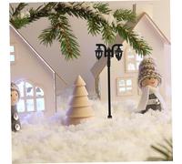 ORFOFE 6 Miniature Micro House Street Lights Realistic Plastic Model Lamps With Up-down Double-head Design And Lightweight Decorative Accessories For Model Scenes