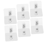 ORFOFE 6 pezzi Ancoraggi Mobili Adesivi Antiribaltamento Fissaggi Sicuri per Armadi Librerie e Mobili Tv Resistente Foratura Protezione e Animali Domestici