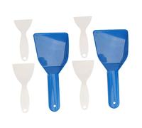 ORFOFE 6 pezzi Raschietti Ghiaccio Versatili per Freezer e Frigoriferi Plastica Antiscivolo in Misure Liscio Protettivo e Auto Utensile Pulizia Ghiaccio e Sbrinamento Multifunzionale