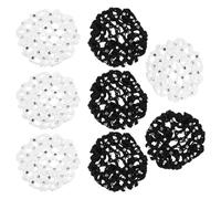 ORFOFE 8 Pezzi Retina per Chioma Chignon da Balletto Cristalli Brillanti, Mantiene Raccolto Fermo e Previene L'allentamento, Accessorio Professionale per Ragazze e Uso Quotidiano
