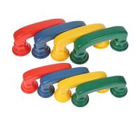 ORFOFE 8 Telefono Giocattolo in Plastica per Ricevitore Realistico per Ruolo e Simulazione Didattico per Aula Migliora e Sviluppo Sociale