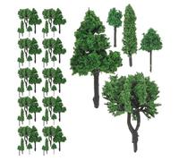 ORFOFE 85 Pezzi Alberi Miniatura per Diorama Modelli in Plastica Realistici per Paesaggi Fai da Te Accessori per Modellismo Ferroviario Scenografie Architettoniche e Tavoli da Sabbia