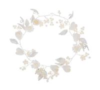 ORFOFE Accessorio Capelli Sposa Fiori Elegante Copricapo per Sposa in Materiale Sofisticato come Tralcio per Capelli per Matrimoni e Balli di Fine Anno