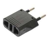 ORFOFE Adattatore Europeo 6A in Rame Massiccio per Alimentazione da Muro, Design Compatto e Facile da Trasportare, Adatto a Viaggi e Uso Domestico