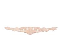 ORFOFE Applique in Legno Intagliato e Stile Classico per Mobili e Porte | Legno Grezzo, Texture Naturale Non Dipinta, Installazione Versatile, Effetto Tridimensionale per Armadi e Soggiorni