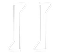 ORFOFE Aste di Vetro e Diffusione Uniforme della Pressione 4 Pezzi Design senza Bordi per Rivestimento Cellulare per Lavori Sperimentali Didattici