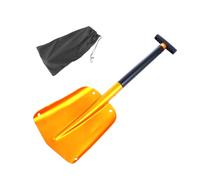 ORFOFE Badile da Neve Retrattile in Alluminio Leggero per Auto e Campeggio Scavatrice Ampia e Smontabile per Rimozione Ghiaccio e Strumento Emergenza Veicolo Multistagionale