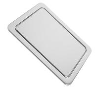 ORFOFE Bidoncino Spazzatura Acciaio Inossidabile Resistente per Cucina Bagno con Chiusa Oscillante Lato Compatibile con Contenitori da e Incasso
