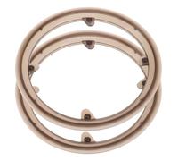 ORFOFE Bike Chain Guard Cover 2 Pezzi in Plastica con 4 Fori, Protezione Precisa per Corona Bici e Catena, Adatto a Mountain Bike in Uso off-Road