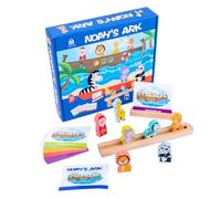 ORFOFE Blocchi Costruzione Educativi in Legno per Gioco di Ordinamento Colori e Sviluppo Intelligenza Regalo Compleanno Creativo per Festa e Apprendimento Manuale