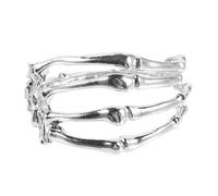 ORFOFE Bracciale Scheletro per Halloween Gioielli Ciondolo Bracciale e Punk per Feste e Regali Compleanno