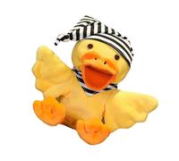 ORFOFE Burattino a Mano a Forma di Papera in Peluche di Cotone Pp, Morbido e Sicuro, Marionetta Genitore-figlio per Racconti della Buonanotte e Giochi Interattivi