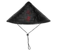 ORFOFE Cappello Bambù Cosplay Oversize Cappello Giapponese Leggero e Resistente per Adulti per Party Performance e Accessorio Samurai
