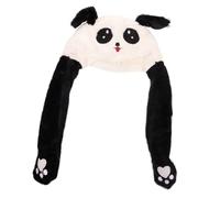 ORFOFE Cappello Peluche con Orecchie Saltanti e Cappellino Beanie Morbido e Leggero Accessorio Divertente per Costume e Idea