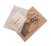 ORFOFE Carte I Ching per Principianti con Esagrammi in Carta di Include Manuale Guida Completo per Divinazione e Monete Feng Shui per Fortuna e Cultura Cinese