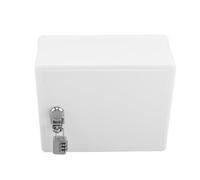 ORFOFE Cassetta Postale da Parete Piccola in Plastica Lucchetto a Combinazione, Organizer per Posta e Pacchi Esterni, Scatola di Sicurezza Sospesa per Casa, Ufficio e Scuola