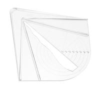 ORFOFE Centro Scribe Gauge in Acrilico Trasparente per Lavorazioni al Tornio Strumento e Resistente per Marcatura Precisa Cerchi e Diametri per Falegnami e Progetti Te