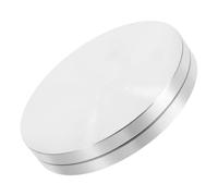 ORFOFE Ceramic Hand Turntable Alloy Pottery Trimming Spinner Wheel for Clay Modeling Smooth Nonstick Surface Stable Rotation for Studio And Classroom Use