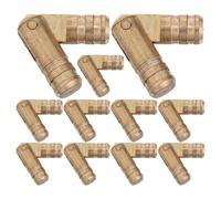 ORFOFE Cerniere Invisibili a Barilotto in Ottone Spesso 20 Pezzi 20x4 Mm per Portagioie e Armadietti Cerniere Nascoste Rotonde per Scomparti Segreti e Piccoli Progetti di