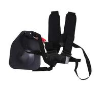 ORFOFE Cinghia per Tagliaerba Doppia Tracolla Imbottita Resistente Cinghia di Taglio per Decespugliatore Supporto Spalle e Petto per Uso Giardinaggio Professionale