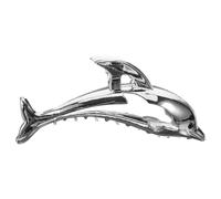 ORFOFE Clip per Capelli Piccole a Forma di Delfino in Lega di Zinco Argento, Accessori Resistenti e Delicati per Capelli, Perfetti per Donne e Bambine in Occasioni Varie