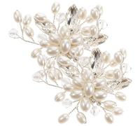 ORFOFE Clip per Scarpe da Sposa con Pietre Decorative 2 Pezzi, Decorazione Rimovibile per Tacchi Alti, Accessori per Scarpe da Donna per Feste e Matrimoni