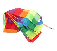 ORFOFE Coda di Aquilone Arcobaleno 15 M in Stoffa Morbida Connettore Facile da Fissare, Accessorio Leggero per Giochi All’aperto e Kit di Decorazioni Colorate per Aquiloni