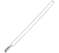 ORFOFE Collana Ciondolo a Forma di Capsula in Acciaio Inossidabile Leggero Diffusore di Oli Essenziali per Donna e Uomo Design Unico Chic da Indossare Ogni Giorno