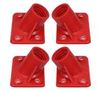 ORFOFE Connettore Manico Spazzola 25mm per Scopa Lava Pavimenti, Set 4 Pezzi in Plastica Resistente Attacco Saldo, Accessorio Estensione per Strumenti Pulizia Casa