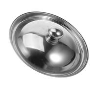 ORFOFE Coperchio per Sputacchiera in Acciaio Inossidabile Resistente, Copertura Compatta per Vaso da Notte e Orinatoio Portatile, per Uso Domestico e Strutture Sanitarie
