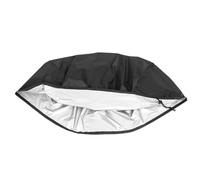 ORFOFE Copertura Barbecue Tondo per Barbecue Resistente al Vento e Leggero Protezione Outdoor per Picnic e Facile da Piegare e Protegge da Neve Pioggia e Foglie Autunnali