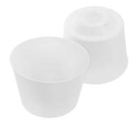 ORFOFE Copertura in PVC per Ventilatore da Soffitto 2 Pezzi Protezione Antipolvere e Calotta Inferiore Compatta Accessori per Ventilatori Elettrici Adatti a Vari Modelli Base