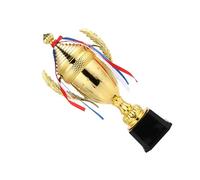 ORFOFE Coppa in Plastica Dorata con Coperchio 30 CM Premio per Competizioni Sportive Giochi e Feste Premio Vincenti per e Adulti Riutilizzabile