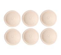 ORFOFE Coppette Assorbilatte Lavabili Riutilizzabili Per Allattamento in Cotone e Spugna Traspirante, Morbide e Assorbenti, Confezione Da 6 Pezzi Per Uso Quotidiano e Mamma in Movimento