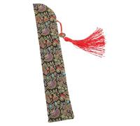 ORFOFE Custodia per Ventaglio Pieghevole in Seta con Nappa, Copertura Portatile Vintage per Ventagli Giapponesi, Protezione Antipolvere Elegante per Ventagli Decorativi da Viaggio