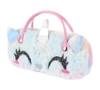 ORFOFE Custodia Portatile Morbida Unicorno Astuccio Rigido Antigraffio per da Sole Custodia per Ragazze con Manico Protezione Resistente e Pratica