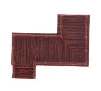 ORFOFE Decorazione Giardino Fatato Mini Ponte Artificiale in Plastica, Scultura Zen Micro Paesaggio Design Architettura Cinese, Ornamento Resistente per Vasca e Vaso