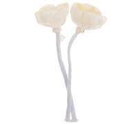 ORFOFE Diffusore Di Oli Essenziali Fiore Sostituibile in Corda Di Cotone, 2 Pezzi, Decorativo Senza Fuoco Per Casa e Auto Profumo Delicato e Design Pieghevole