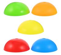 ORFOFE Dischi Marcatore da Calcio a Forma di Ciotola 5 Pezzi, Coni per Allenamento di Calcio Piccoli Multicolore, Attrezzatura Sportiva per Agilità e Precisione, Uso Interno ed Esterno