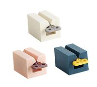 ORFOFE Dosatore Dentifricio 3 Pezzi in Plastica Pp per Bagno Funzione Manuale di Spremi Tubetto, Adatto per Dentifricio e Pasta di Pomodoro, Colore Assortito