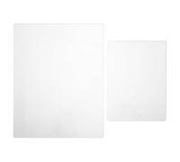ORFOFE Easy to Clean Gel Plate 2 Pezzi A5 + A4 7mm Gel Press, Materiale Gel Flessibile Trasparente, Uso Consigliato per Card Making e Creazioni Miste