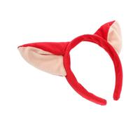 ORFOFE Fascia per Capelli con Orecchie di Volpe Morbide Rosse Leggera e Facile da Indossare per Cosplay Feste e Uso Quotidiano Adatta per Trucco e Lavaggio Viso