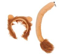 ORFOFE Fascia per Chioma Orecchie e Coda di Leone Set da Festa Morbido e Resistente per Carnevale, Travestimenti e Feste a Tema Ragazze