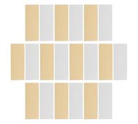 ORFOFE Foglio di Anodo di Zinco e Lamiera di Rame 5x2 Cm per Esperimenti Batterie di Frutta, Strisce Elettrodi per Galvanica e Didattica Scientifica, Set da 10 Paia per Studenti