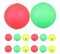 ORFOFE Galleggianti da Pesca a Forma di Palla 36 Pezzi in Schiuma Alta Sensibilità Accessori per Reti per Pesca di Walleyes e Crappie