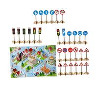 ORFOFE Giocattoli Indicazioni Stradali per Ragazzo Ragazza, Set Educativo di Giocattoli Cognitivi per Apprendimento Precoce, Giochi Didattici Interattivi per Famiglia e Scuola