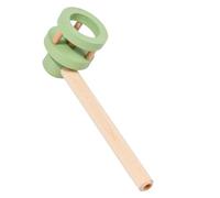 ORFOFE Giocattolo in Legno Soffiante Pallina Galleggiante Verde, Gioco Interattivo, Sviluppa Controllo del Respiro e Favorisce Rapporto Genitore-figlio, per Feste e Momenti